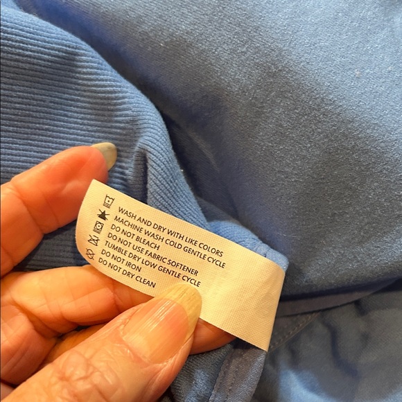 Yogalicious Bright Blue Zip-Front Sports Bra - Picture 3 of 5